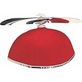 Adult Propeller Beanie Hat - Red