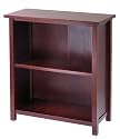 Winsome Wood 94228 Milan Low Storage Shelf (Antique Walnut)