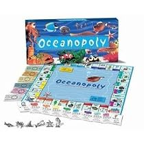 Oceanopoly Reef Fish Ocean animal Monopoly Board Game