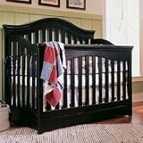 Cottage Cove Built to Grow Crib - Black