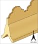 Roof Ridge Molding with Picket - Dollhouse Roofing Supply