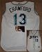 Carl Crawford Autographed/Hand Signed Tampa Bay Devil Rays Authentic Throwback Jersey