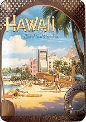 Hawaii Surf and Sand Metal Switch Plate Cover