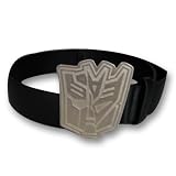 Transformers Boy's Black Belt with Licensed Buckle Size Small, Medium, Large