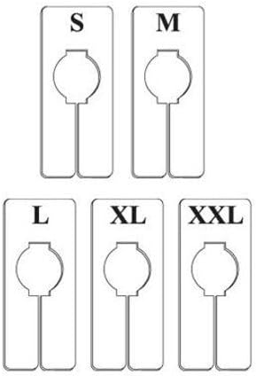New Retails Double Sided Rectangular Size Dividers - Generic Variety Pack