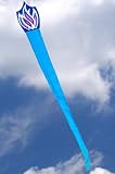 20ft Blue Flame Dragon Kite