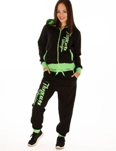 Balingi Tracksuit BA10330, Größe:XXL;Farbe:Schwarz/Grün