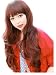 Cosplay Wigs Long Curly Style Wine Red Wigs Oblique Bands Wigs for Party Hair Replacement