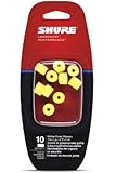 Shure EAYLF1-10 Foam Sleeves (10 Included/5 Pair) for SCL3, SCL4, SCL5, E3c, E4c, E5c, E500 & SE Earphones (Yellow)