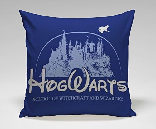 Harry Potter Disney HogwartsCustom Pillowcase Soft Zippered Pillow Cushion Case Throw Pillow Covers 18X18 Inch