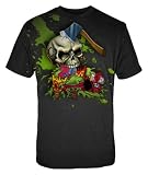 FEA Men's Insane Clown Posse Hatchet Skull Mens Tee,Black,XX-Large