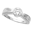 Platinum Diamond Solitaire Engagement Ring - 0.50 Ct.