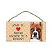 boxer42 - Boxer Love is being owned by Door Sign