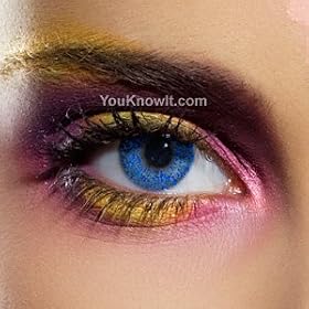 EDIT Glimmer Blue Contact Lenses (Pair)