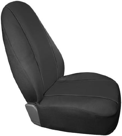 Saddleman Front Bucket Custom Made Seat Covers - Neoprene Fabric (Black)