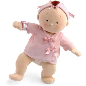 Rosy Cheeks Baby Girl Doll Red Hair by North American Bear