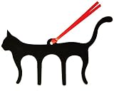 Japanese Black Kitty Cat Stainless Metal Bookmark - Page Holder Paper Clip