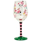 Lolita Love My Wine Glass, Funky Flamingo