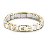 italian cat charm bracelet