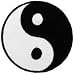 Yin Yang Embroidered Patch Iron-On Chinese Taoism Symbol