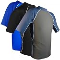 Men's UV Sun Protective, UPF 50+ Short Sleeve Rashguards