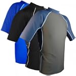 Men's UV Sun Protective, UPF 50+ Short Sleeve Rashguards $35.00