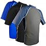 Men's UV Sun Protective, UPF 50+ Short Sleeve Rashguards