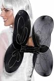 Fairy/Angel Wings (large net) - Black