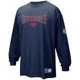 Nike Washington Nationals Navy Blue Practice Long Sleeve T-shirt