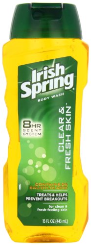 Irish Spring Body Wash, Clear and Fresh Skin, 15 Ounce