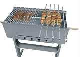 Eigenschaften THÜROS Schaschlikgrill / Baikal der Schaschlikgrill aus Edelstahl von THÜROS