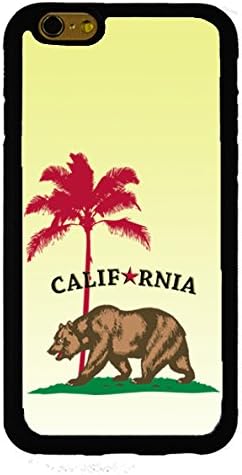 California Love-California Flag- Custom Shockproof Rubber Case By S and S Accessories(TM) for iPhone 6 Plus 5.5