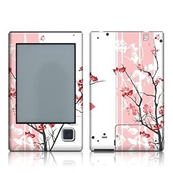 Pink Tranquility Protector Skin Decal Sticker for Bookeen Cybook Gen3 Reader