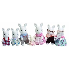 Sylvanian Families Celebration White Rabbit Family