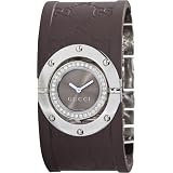 GUCCI Ladies YA112428 112 Twirl GG Rubber Diamond Watch by GUCCI