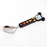 Mickey Mouse Spoon Stainless Steel Tableware Black