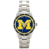 University of Michigan Wolverines Dress Watch Men's