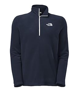 Men's The North Face TKA 100 Glacier 1/4 Zip Pullover Cosmic Blue/TNF White Size Small