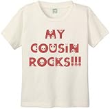 MY COUSIN ROCKS!!! - BigBoyMusic Youth Designs - White T-shirt