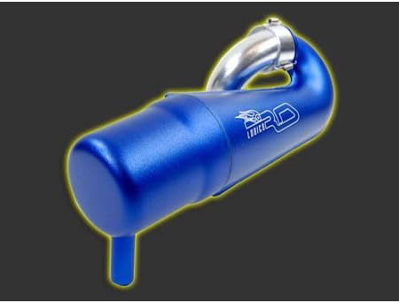 1Pc Exhaust System, Blue: Baja 5B RDLBAJ020B