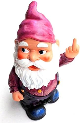 LXQ Funny Guy Mugs Middle Finger Gnome Statue One Size