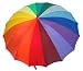 Bright and Sunny Rainbow Nylon Umbrella Parasols