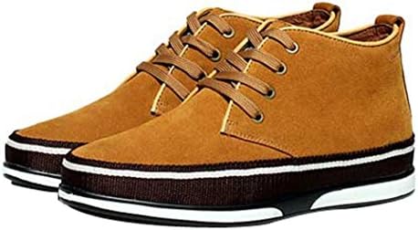 MULINSEN Men's Casual Fringe Brown Board Shoes(6.5D(M)US,khaki)