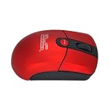 KlipX WlsOptMiniMouseRed 1600dpi 2.4Ghz USB rec