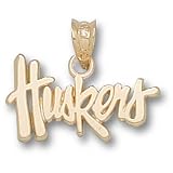 University of Nebraska Huskers 3/8 Pendant (14kt)