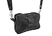 Black Nappa Leather Biker Ride Bag Belt Loop Purse