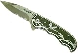 Eagle Etched Solid Stainless Steel Knife MC1047E
