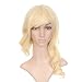 Light Blonde Styled Medium Length Anime Cosplay Costume Wig