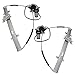 Brock Replacement Driver and Passenger Front Power Window Lift Regulators & Motors Assemblies Compatible with 99-05 SUV 8340265D10 8340165D10