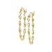 Jewelry : 14K Yellow Gold 12 MM Twisted Tube Hoop Earrings